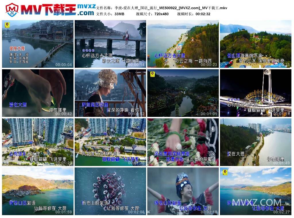 李虎-爱在大理_国语_流行_ME500922